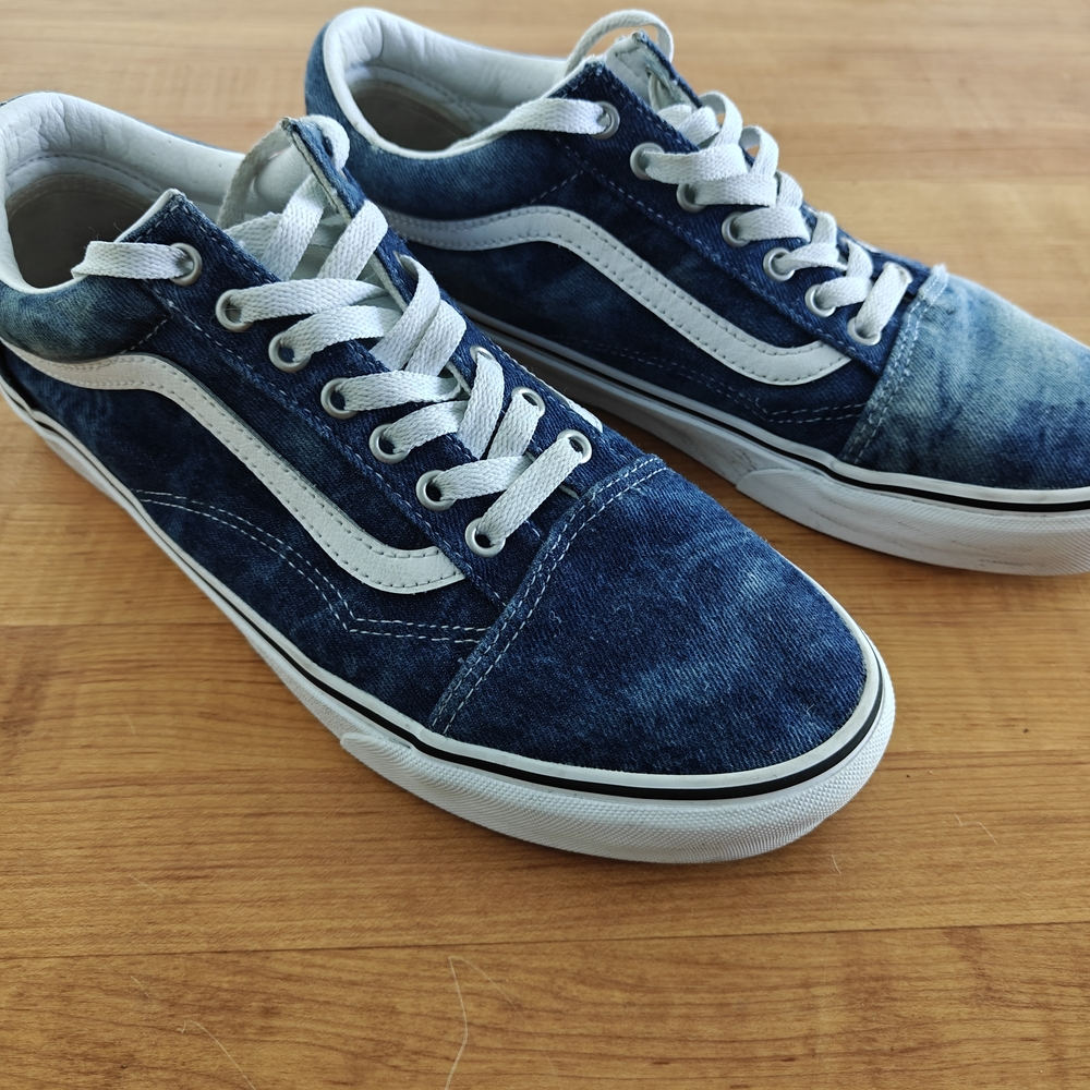 Vans Men's Blue Denim Sneakers